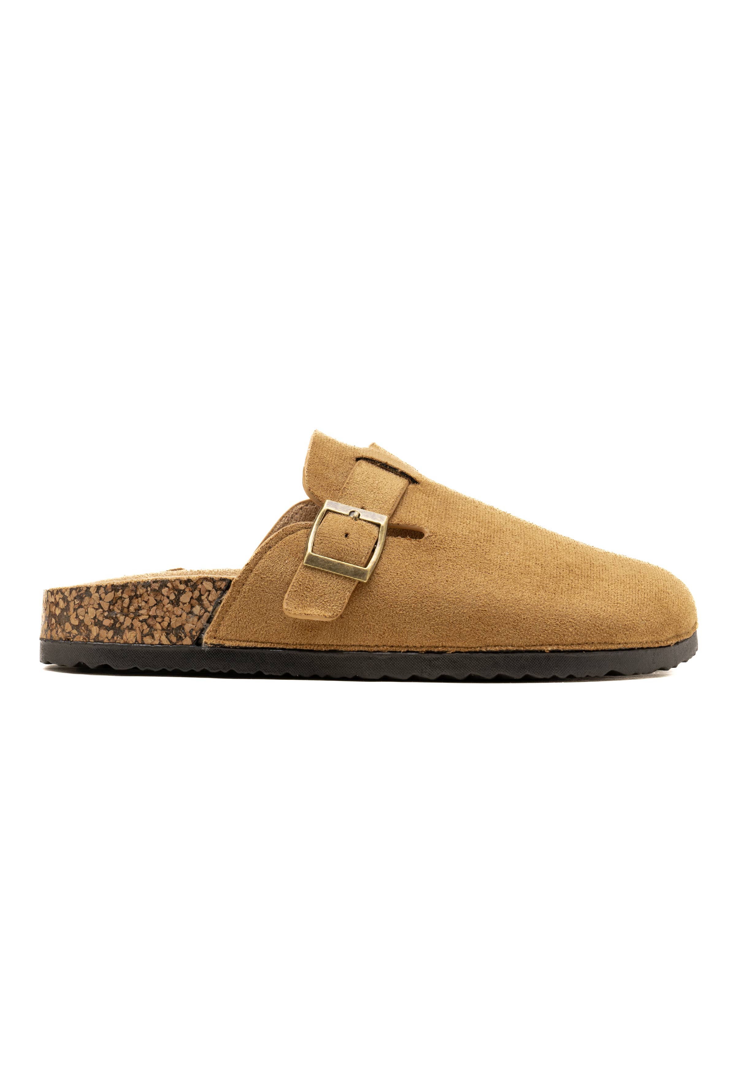 C'M PARIS - Wholesale Mules - Women's - Classic Suedette Mule with Buckle 211020