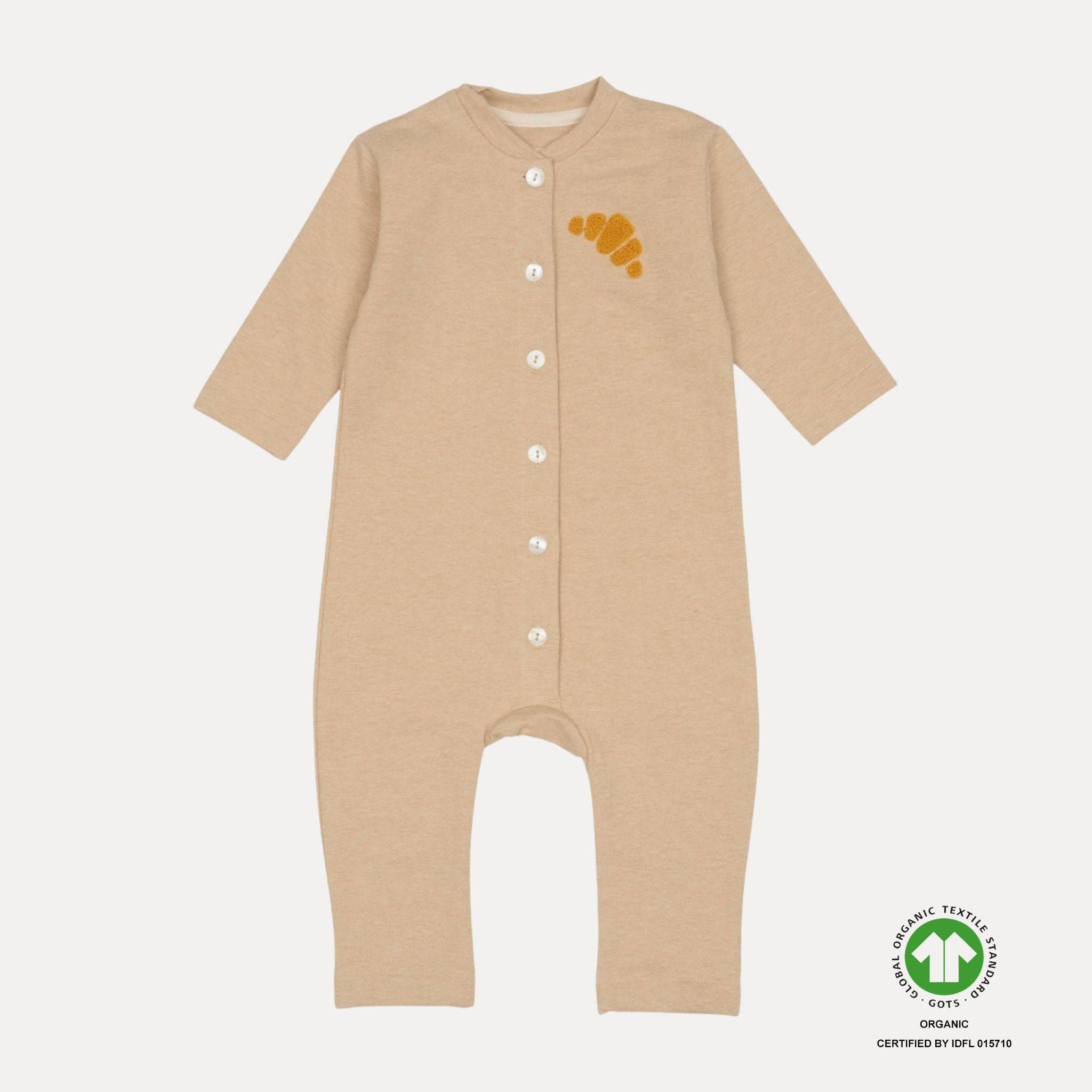 VACVAC studio – wholesale Byxdress - Baby – ELK overall – brun melange ljus0