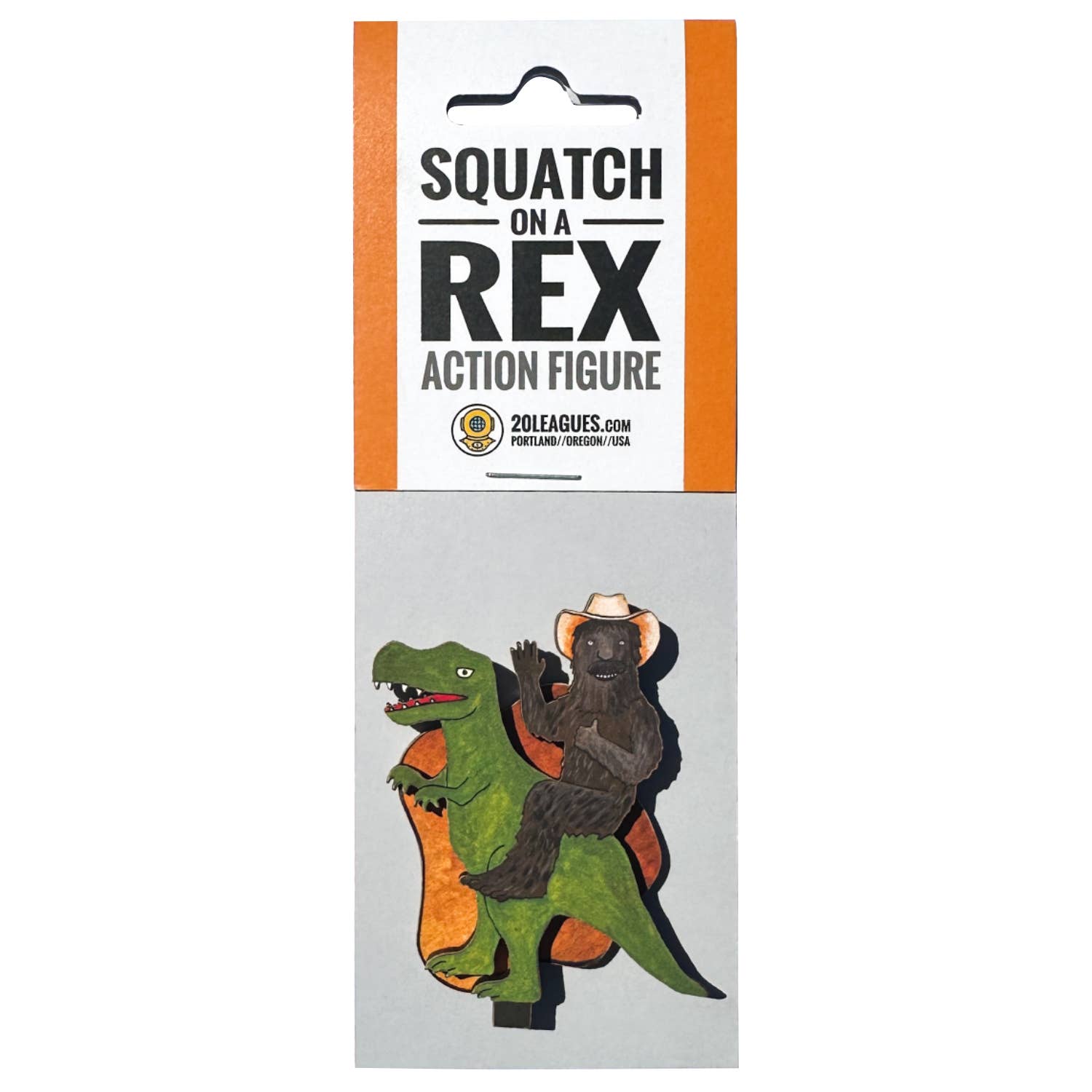 20 Leagues - Wholesale Gag Gift/Novelty Gift - Squatch on a Rex Action Figure1
