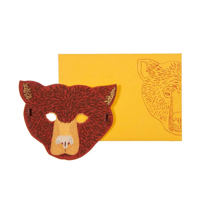 East End Press - Vendita all'ingrosso Biglietti di auguri generici - Biglietto di auguri con maschera d'orso