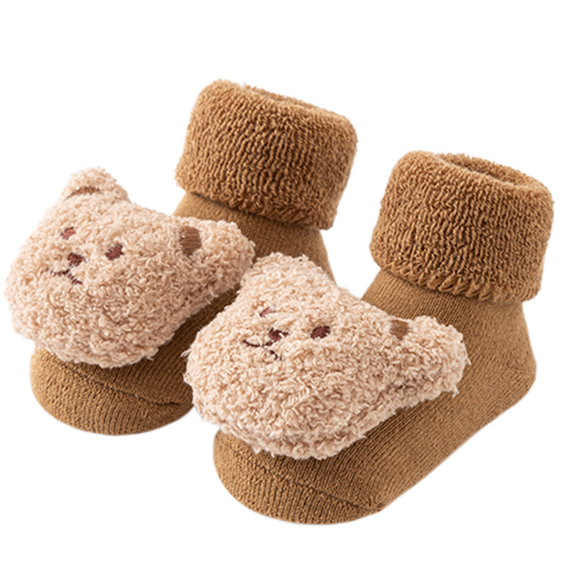 Annie & Charles – wholesale Socks – baby – Annie & Charles® socks with non-slip sole BEAR1