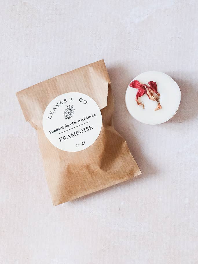 Raspberry Scented Wax Melt for wholesale by Leaves & Co