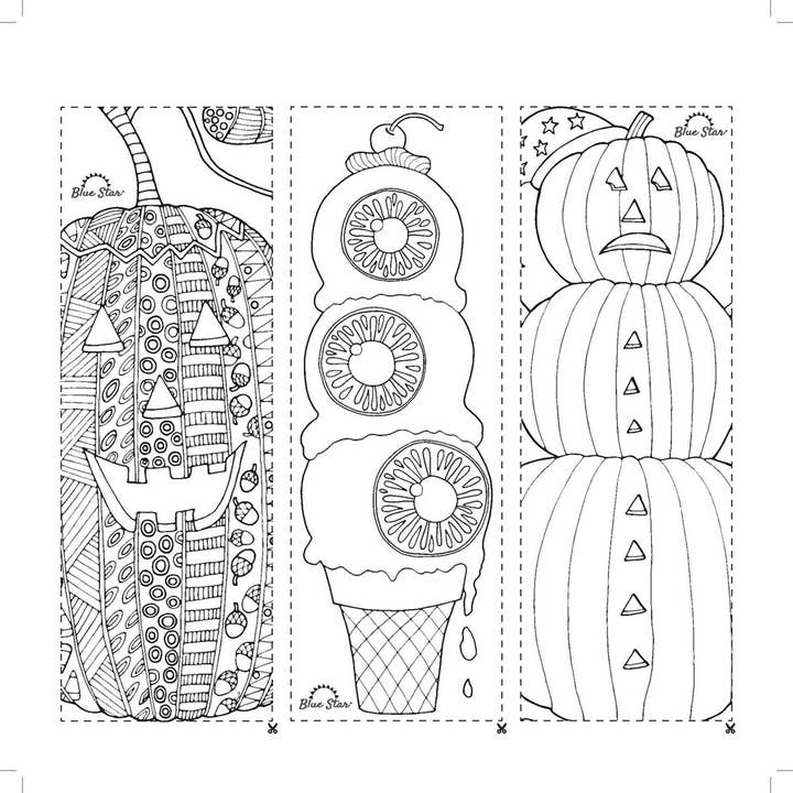 Blue Star Press - Wholesale Coloring Book - Adult - Decorate Your Halloween (Halloween Coloring Book)