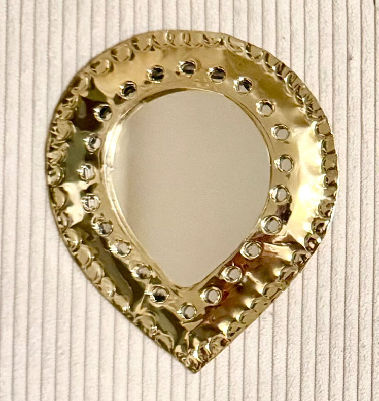 romeda - Vente Miroir mural - Miroirs décoration dorés, Miroir décoration murale en laiton2