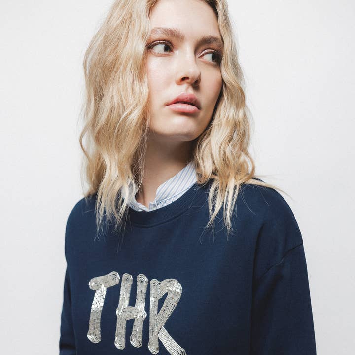 100% Baumwoll-Sweatshirt mit Perlen (691519-47) für den Großhandel von Throttleman