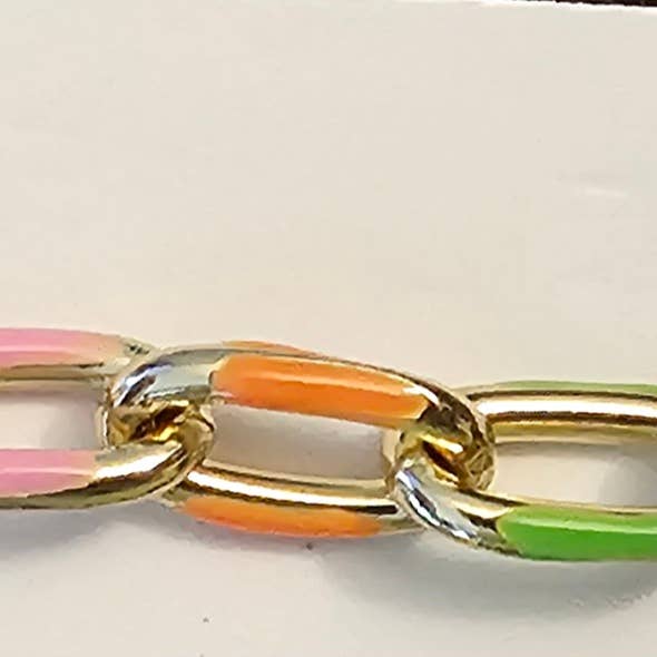 Enamel Colorful Trucker Hat Chain for wholesale by Ocoee Street Boutique