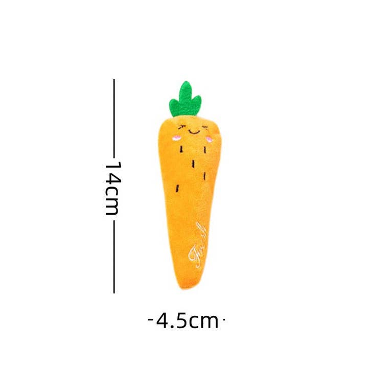 Cheerhunting – wholesale Pet toy set – Cat – Moo - 5 pcs Vegetable Cat Toy Set4