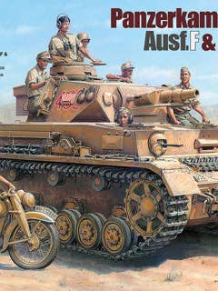 1/35 Panzerkampfwagen IV Ausf.F & Motorcycle Set "North Africa" for wholesale by Loaded Dice