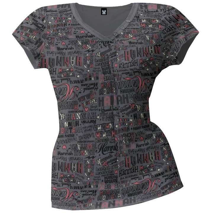 Hannah Montana - Hannah Fonts Dam Junior T-shirt för wholesale av Official Store