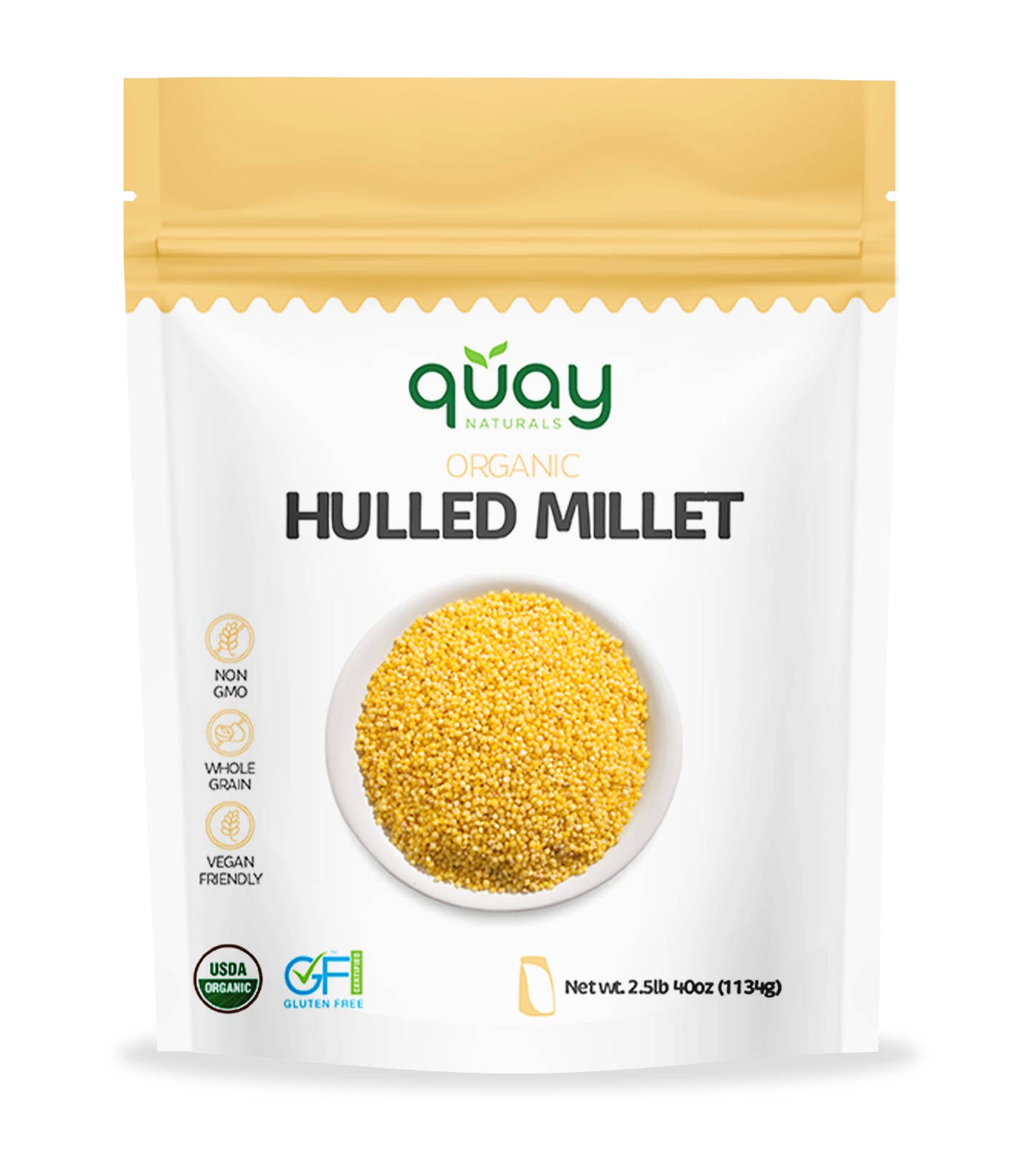 Quay Naturals - Wholesale Protein/Superfood Powder - Organic Hulled Millet