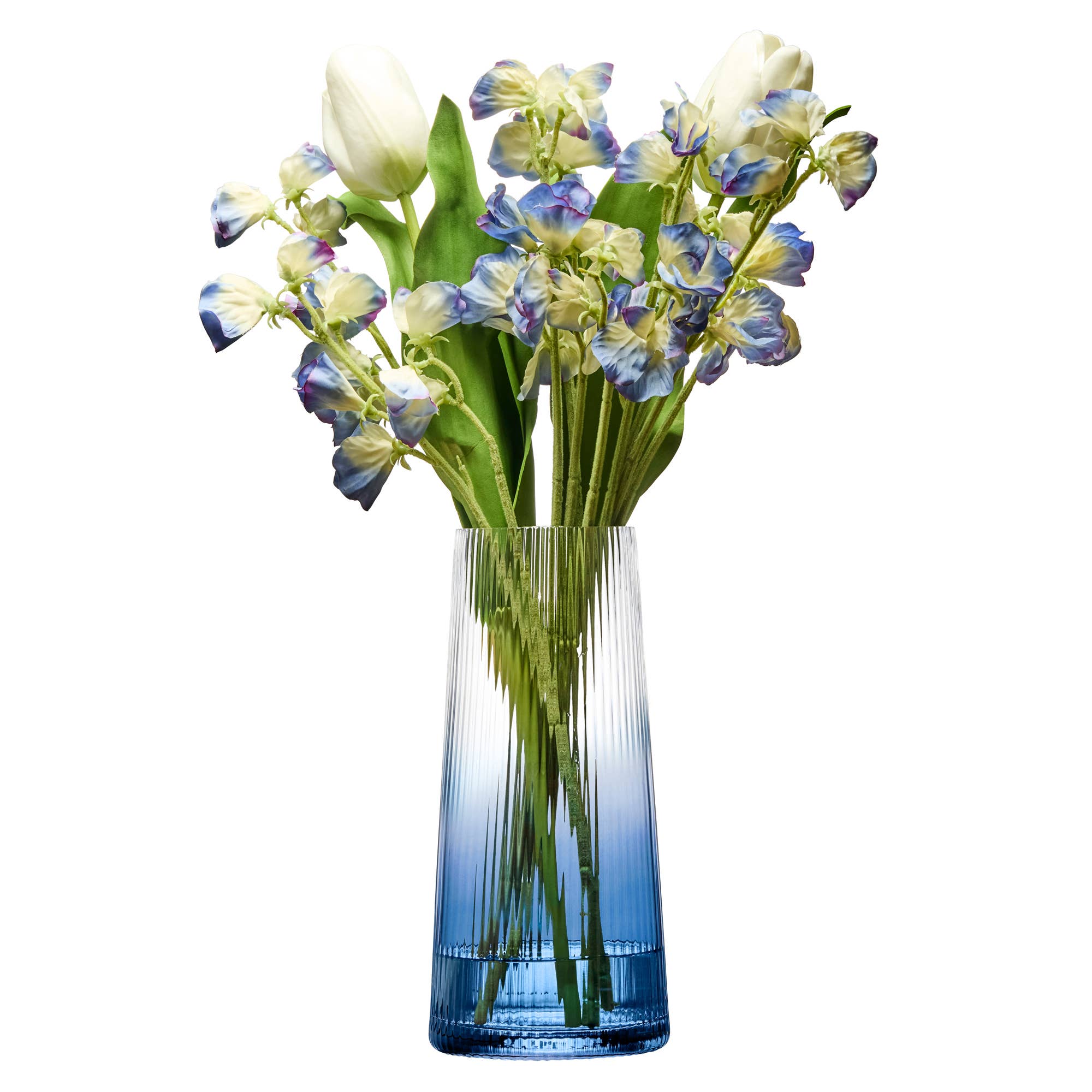 The DRH Collection BV - Wholesale Vase - Empire Blue Glass Vase - Flower Vase1