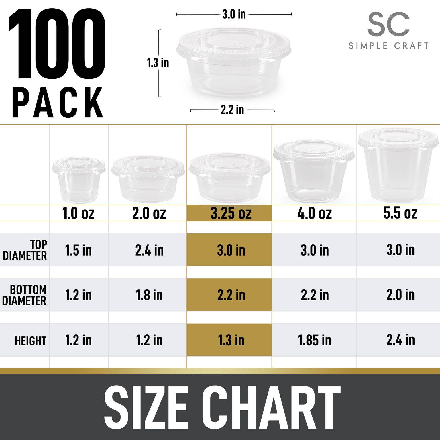 Zulay Kitchen – Engroshandel Madbeholder – Gennemsigtige jello-shot-bægre med låg - plastportionbægre8