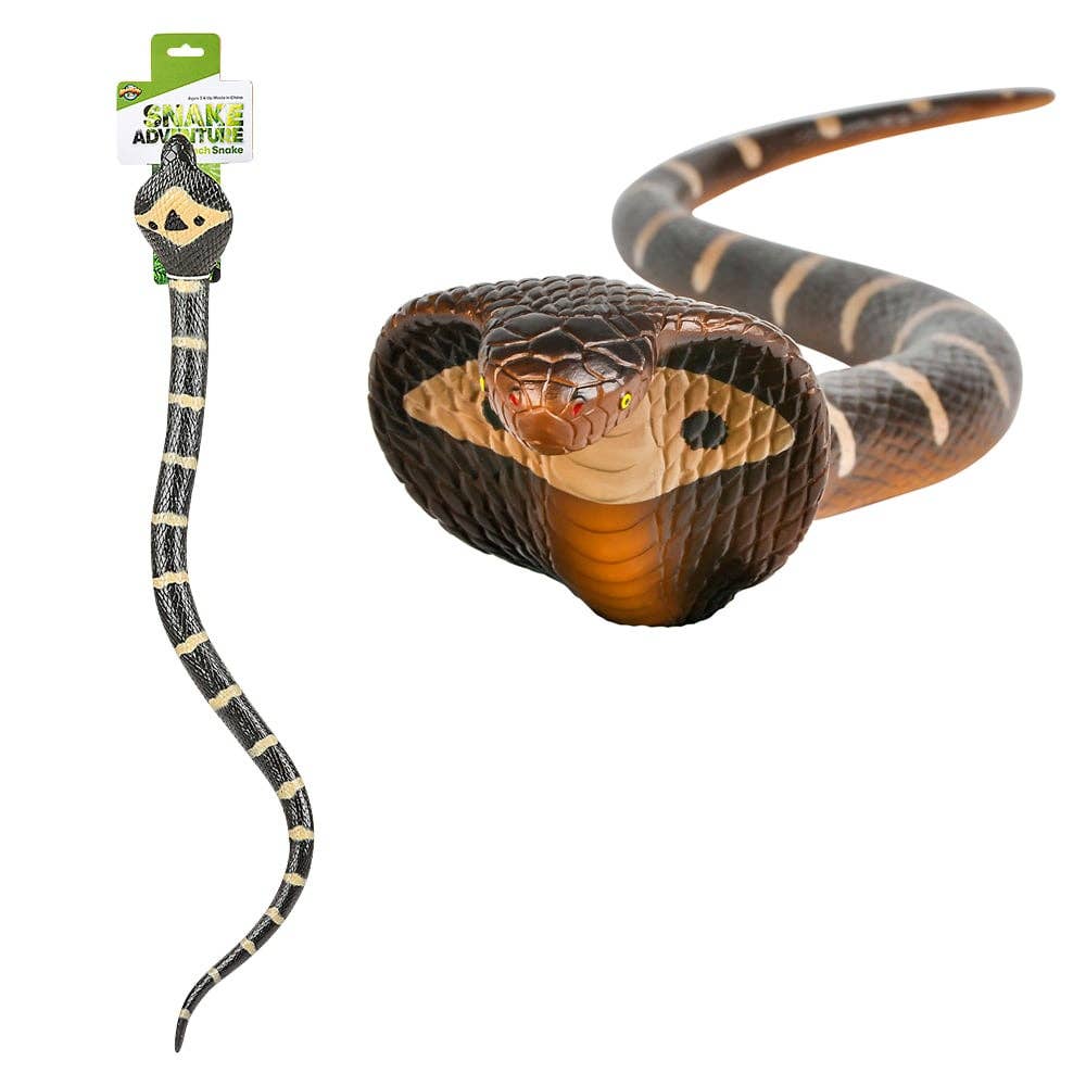 La Luna Bella - Toys – Großhandel Klassisches Spielzeug – Kinder – 26" DARK COBRA LLB Kinderspielzeug AUS POLYGEFÜLLTEM GUMMI0