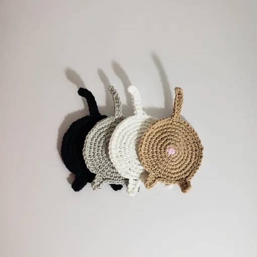 Miss Crazy Handmade - Wholesale Coasters - Cat Butt Coasters1