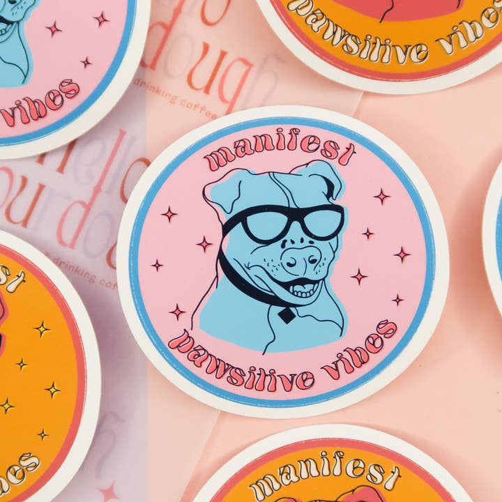 Hello Sourdough - Wholesale Sticker - Pitbull Charity Donation Sticker