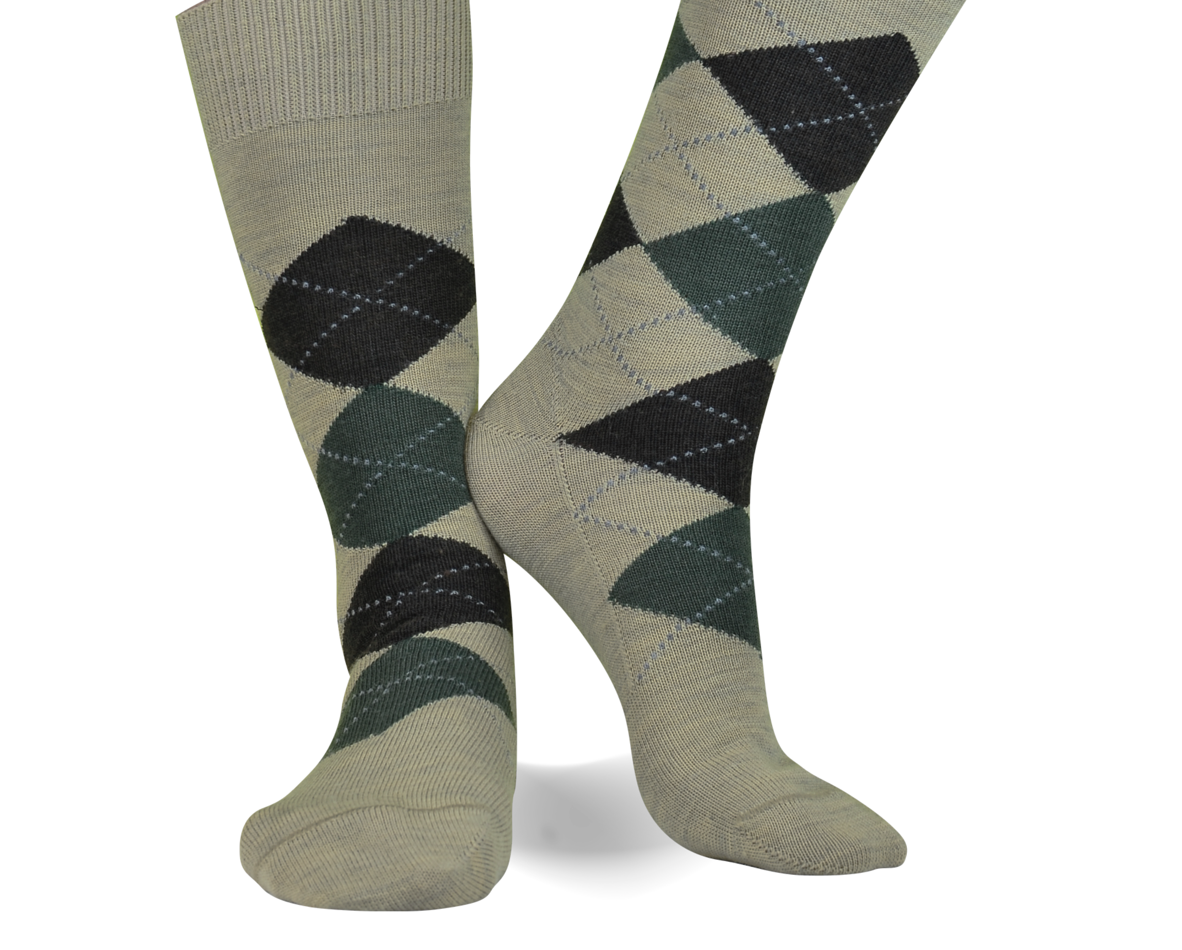 ELL & Atty - Wholesale Socks - Men's - Superwash Merino Wool - Argyle0