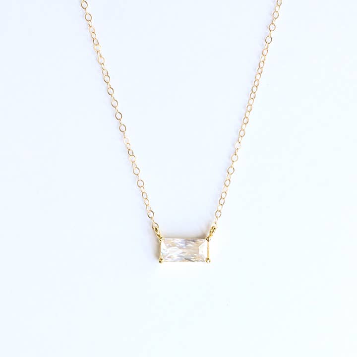 Christine Elizabeth Jewelry - Wholesale Pendant/Charm Necklace - Baguette Necklace2