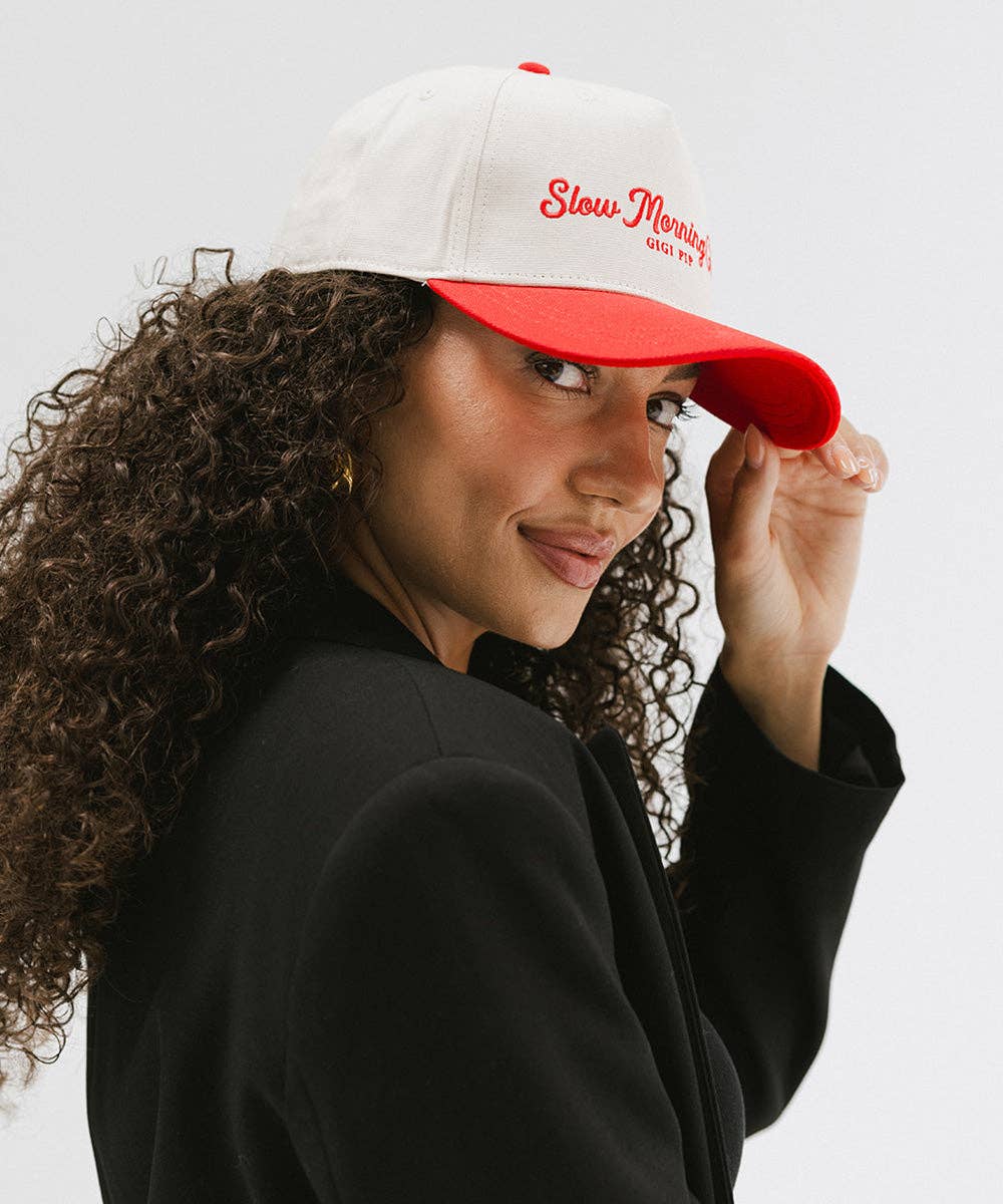 Gigi Pip - Wholesale Trucker Hat - Women's - Slow Morning Club Canvas Trucker20