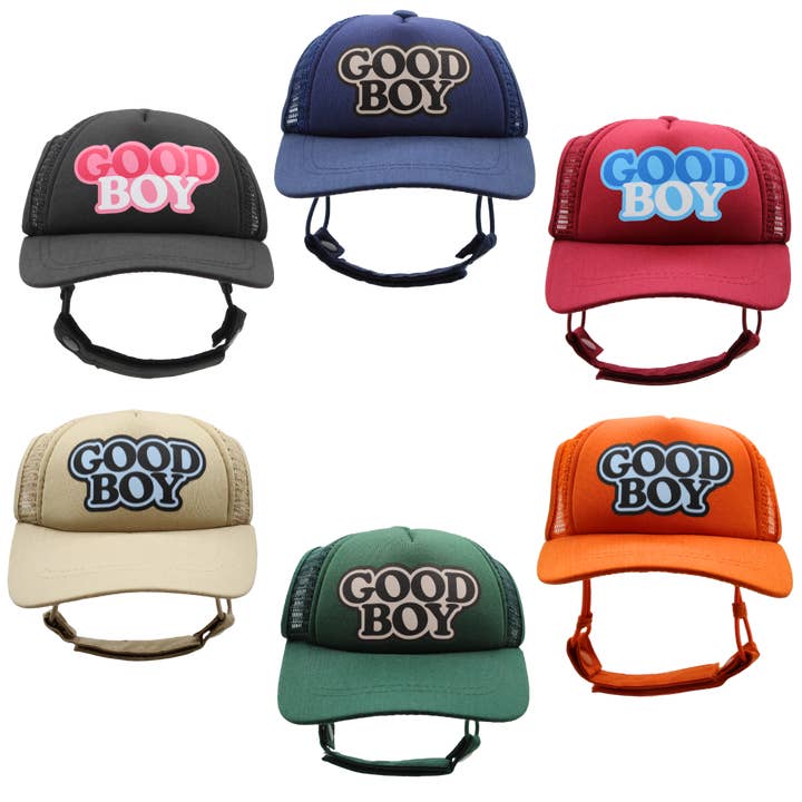 PupLid - Wholesale Pet hat – Dog - Good Boy | Trucker Hat for Dogs1