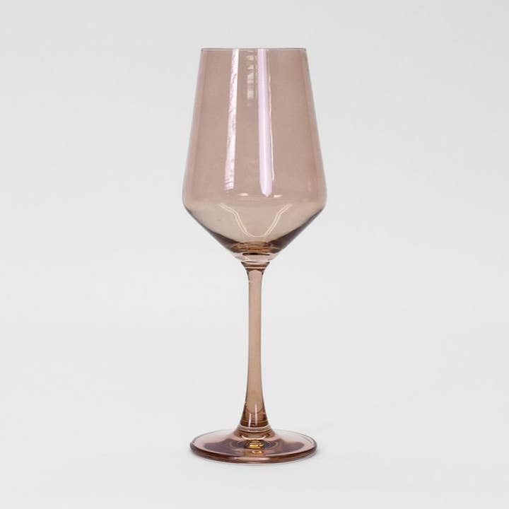 Brown Sugar Colored Wine Glass for wholesale by GlassHauseCo