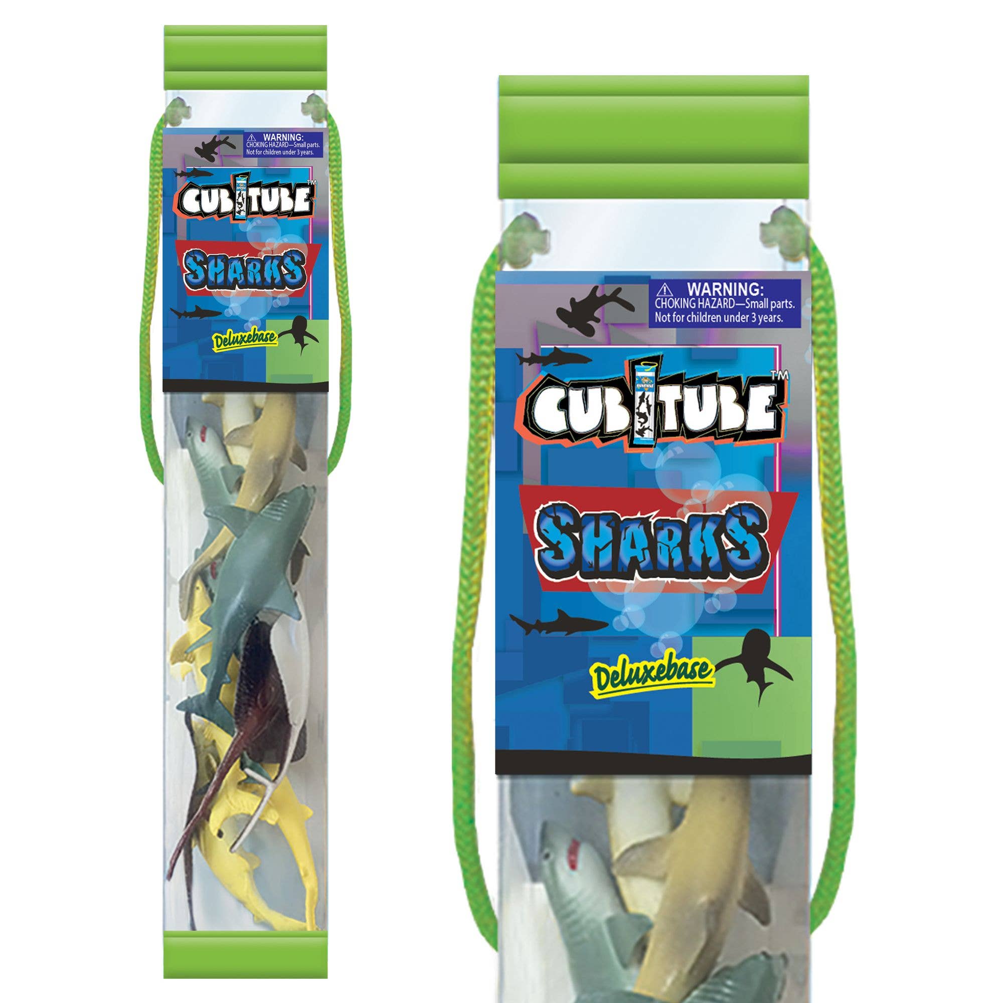Deluxebase - Wholesale Toy Set - Kids - Cubitubes Animal Replicas - Sharks0
