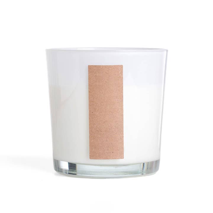the MUNIO – wholesale Jar/filled candle – White label soy wax candle in white glass votive
