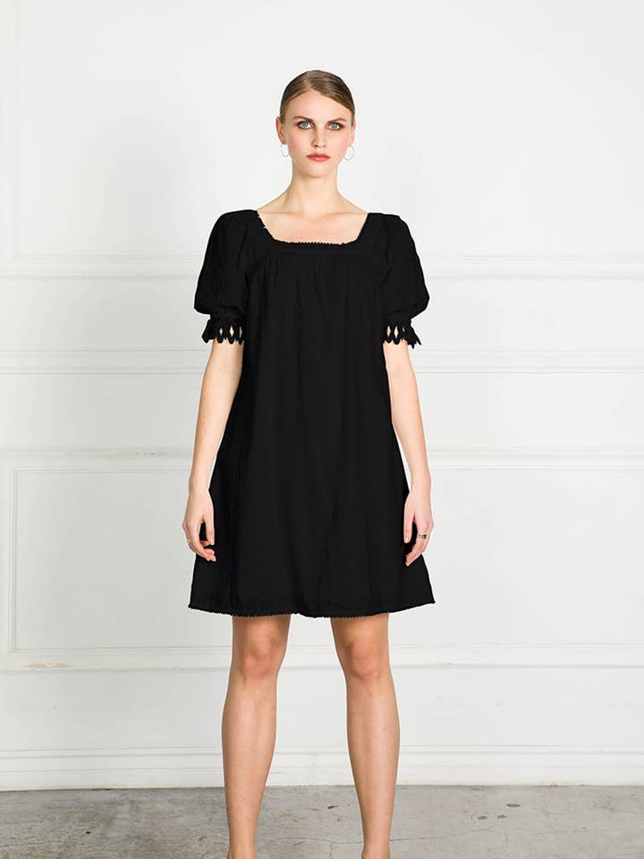 Obtain Embroid Shift Dress for wholesale by SHILLATHELABEL