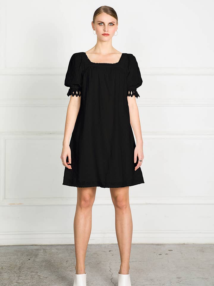 Obtain Embroid Shift Dress for wholesale by SHILLATHELABEL