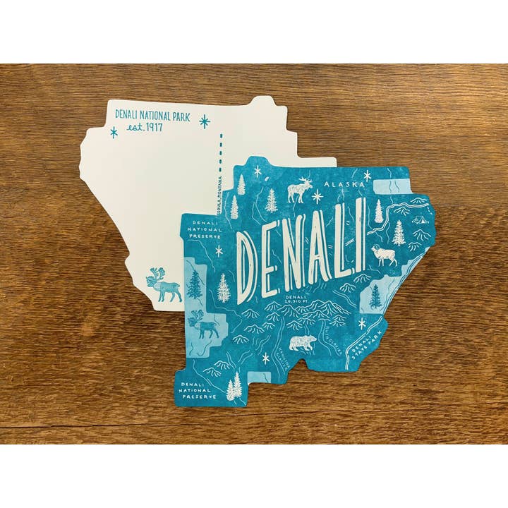 Noteworthy Paper & Press - Wholesale Postcard - Denali National Park Postcard2