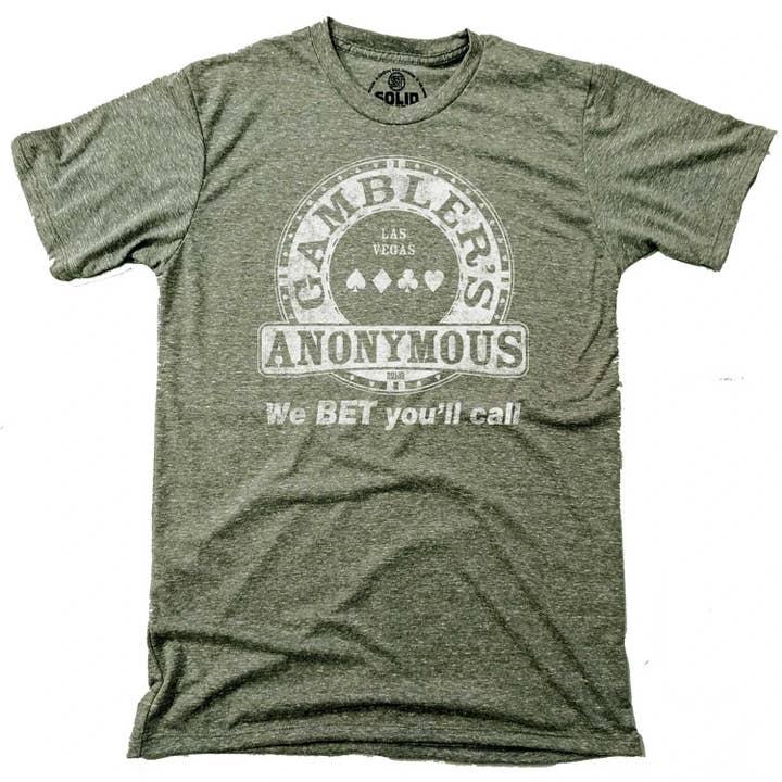 T-shirt Gambler's Anonymous pour la vente par Solid Threads
