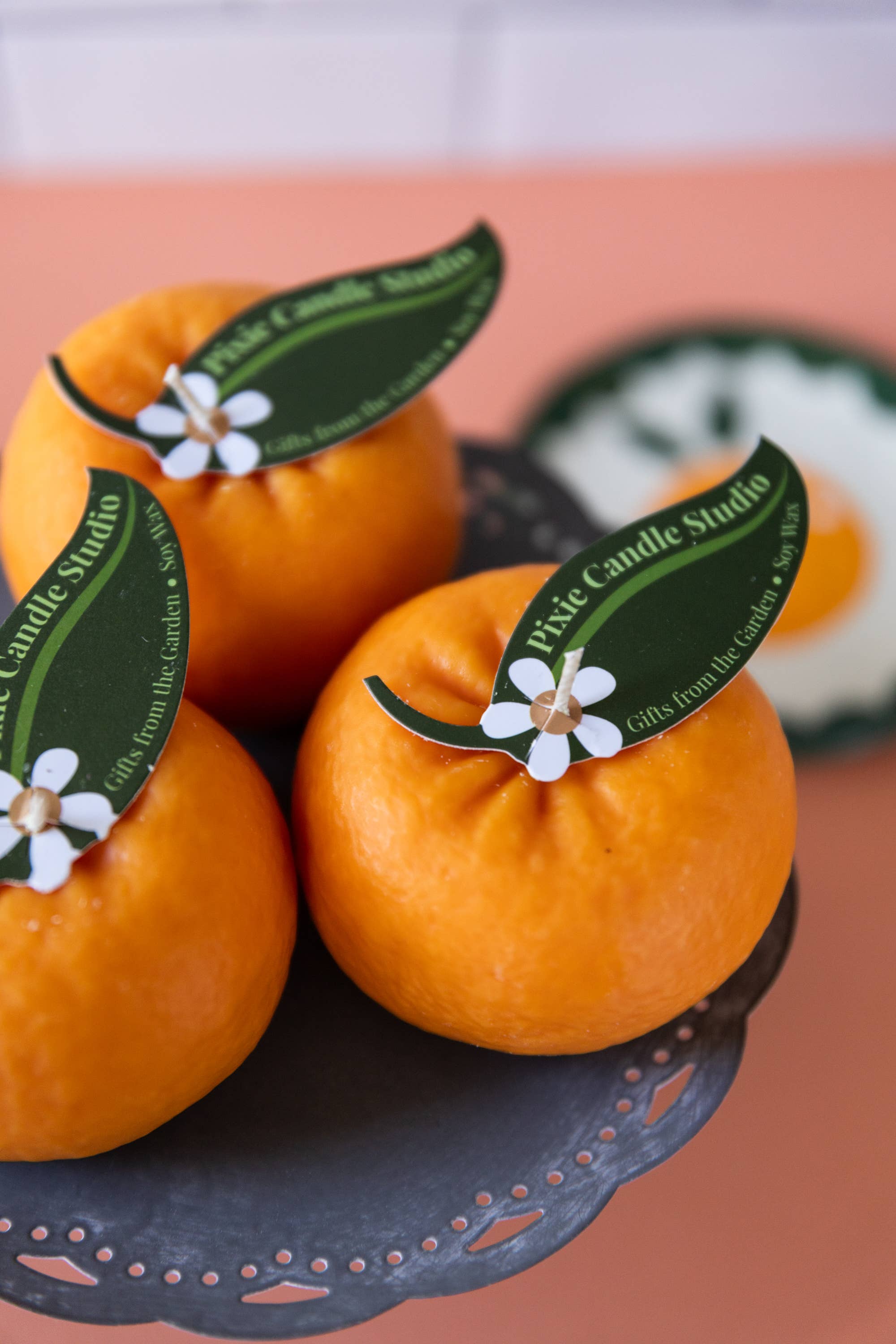 Pixie Candle Studio - Wholesale Novelty Candle - Ojai Pixie Tangerine Fruit Candle