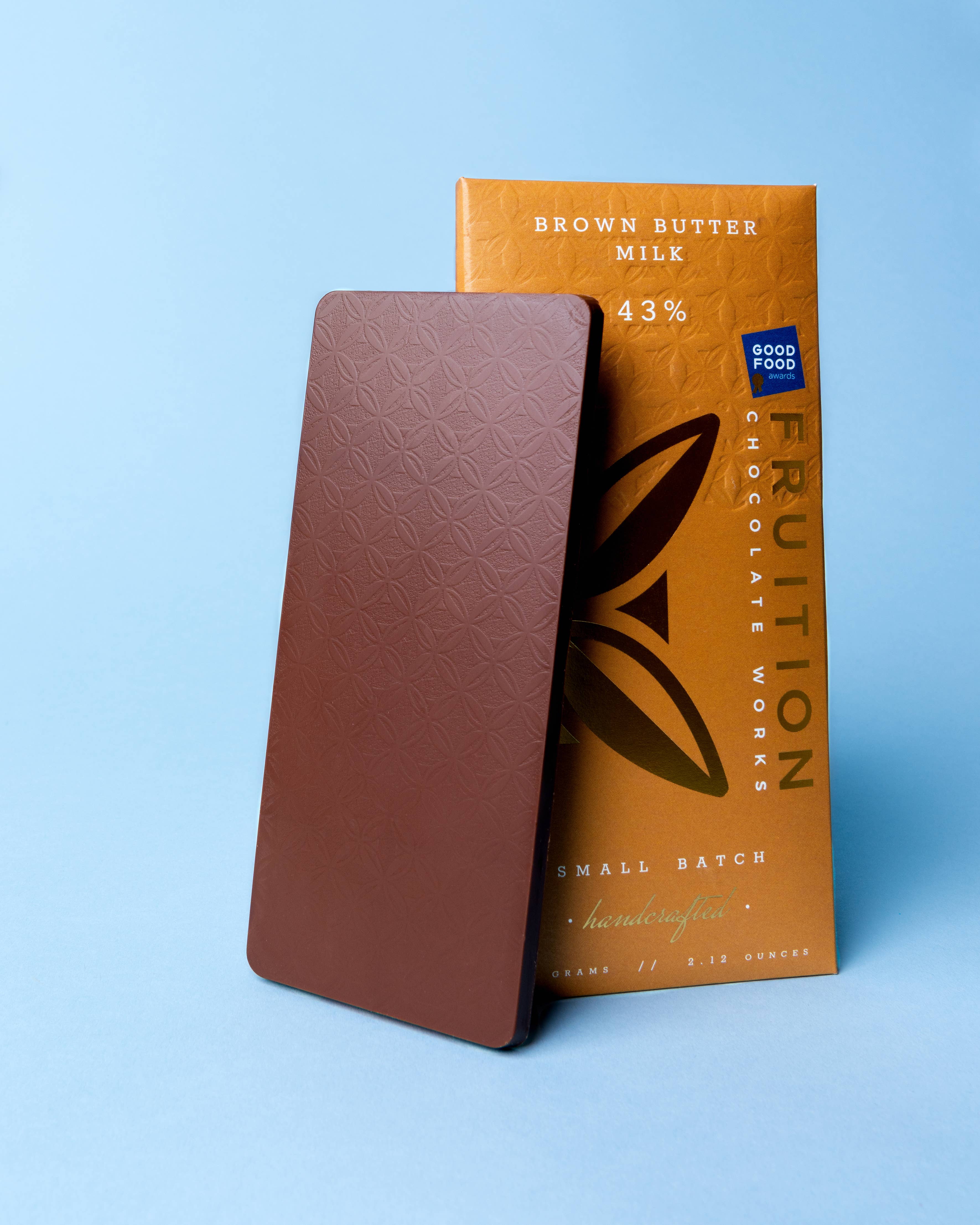 Fruition Chocolate Works – wholesale Chocolate bar – Brown Butter Milk Chocolate1