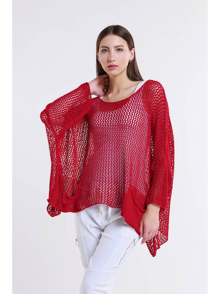 TINA Stephens Italy/Tees By Tina - Vente Haut en maille – femme - Surmatelas en tricot ouvert Lennox (BLS133)22