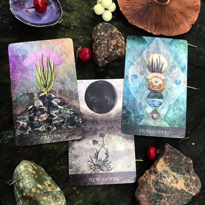 Claire Mack Arts – wholesale Tarot cards – The Faceted Garden Oracle Card Deck