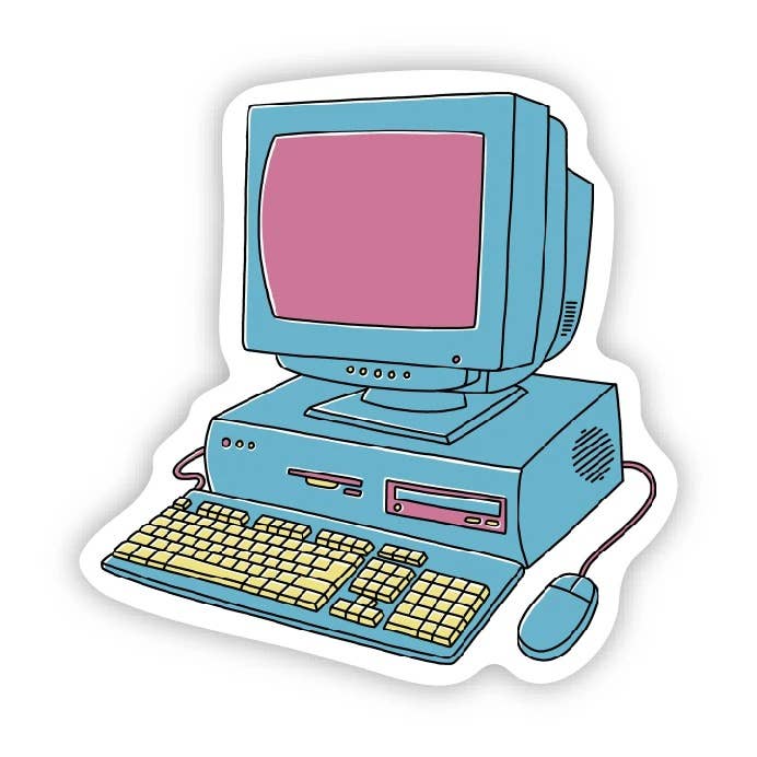 Big Moods - Wholesale Sticker - Computer Sticker - 90s Themed