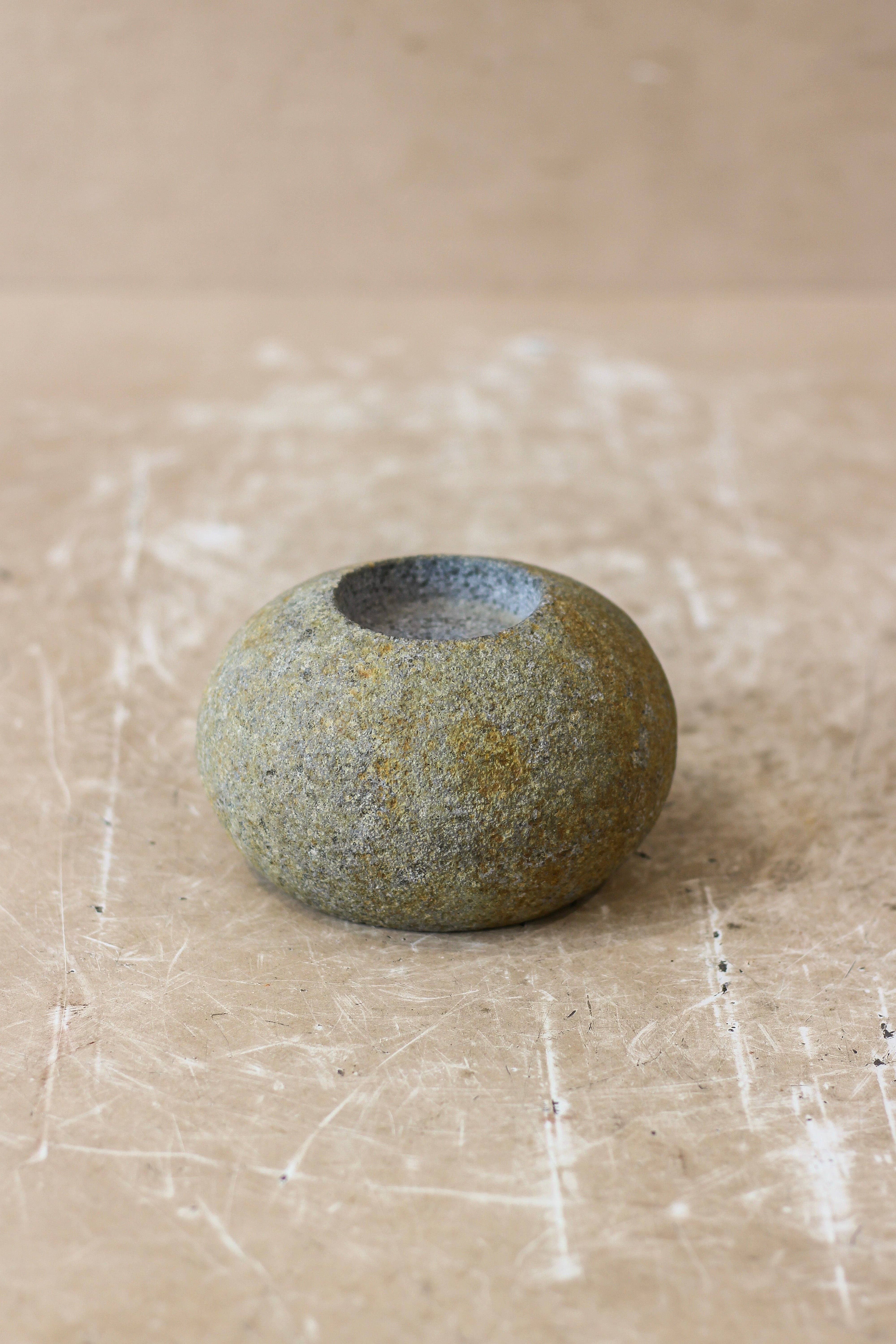 Botanical Boys - Wholesale Candle holder - River Stone Candle Holder - 62B.4