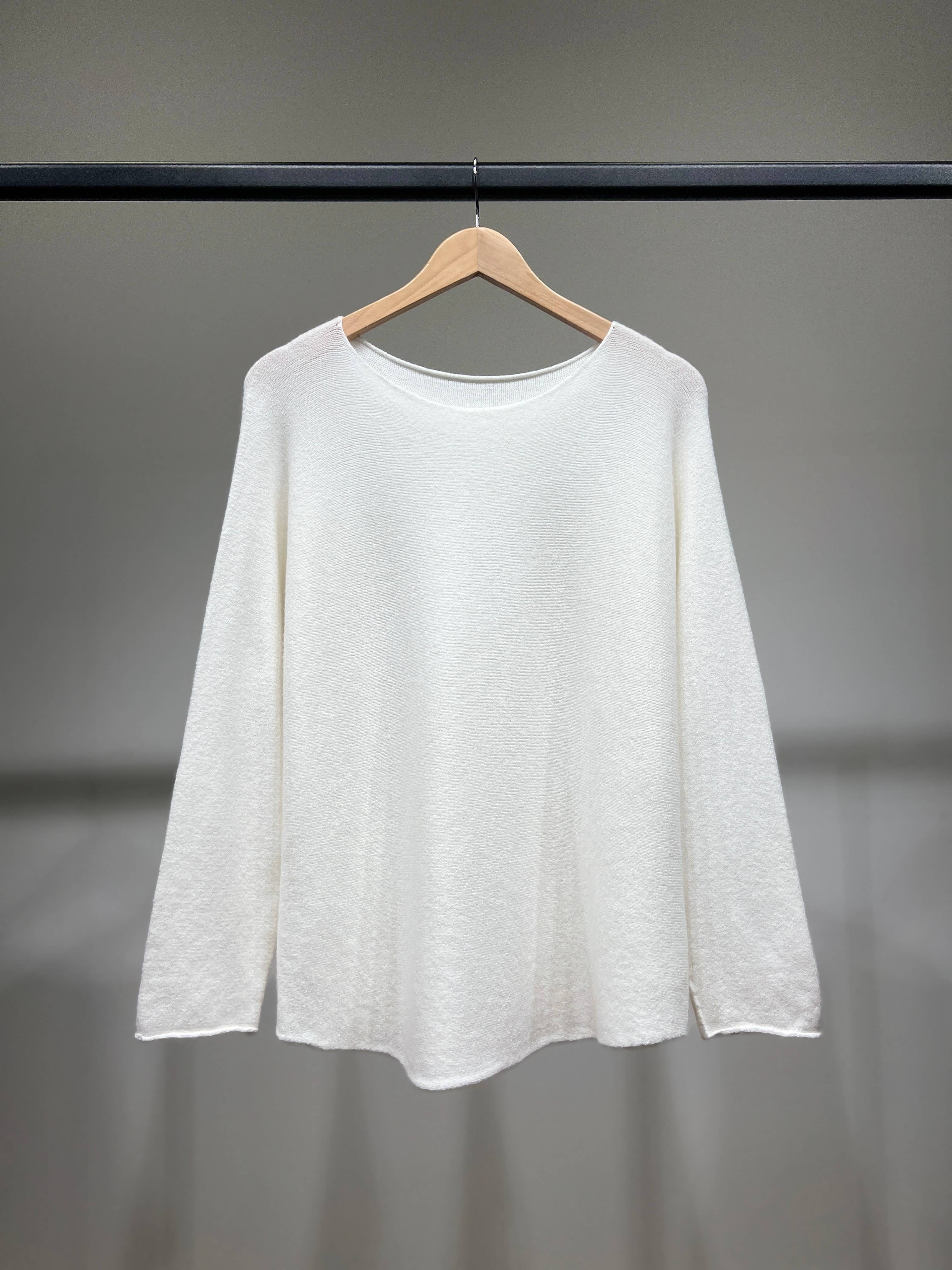 L'Emotion - Vendita all'ingrosso Maglione tricot - Donna - Maglione lavorato a maglia a maniche lunghe con scollo tondo in viscosa     8