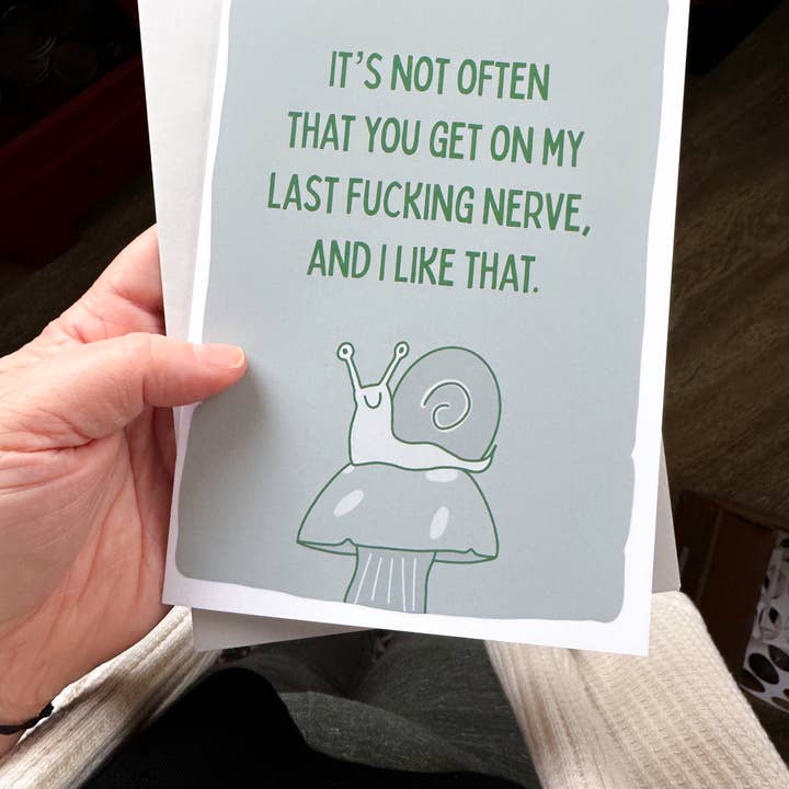 Stone Donut Design, LLC – Cartão de amor por atacado – Cartão de Amor do Último Maldito Nervo6