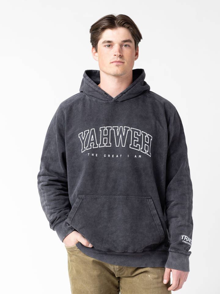Yahweh Vintage Hooded Sweatshirt for wholesale by TRAVCO Christian Wear