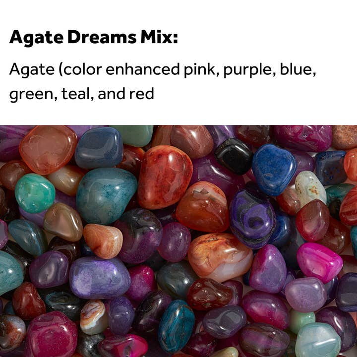 GeoCentral - Wholesale Spiritual Stone/Crystal - Agate Dreams Bulk Crystal Mix - 10 lbs2