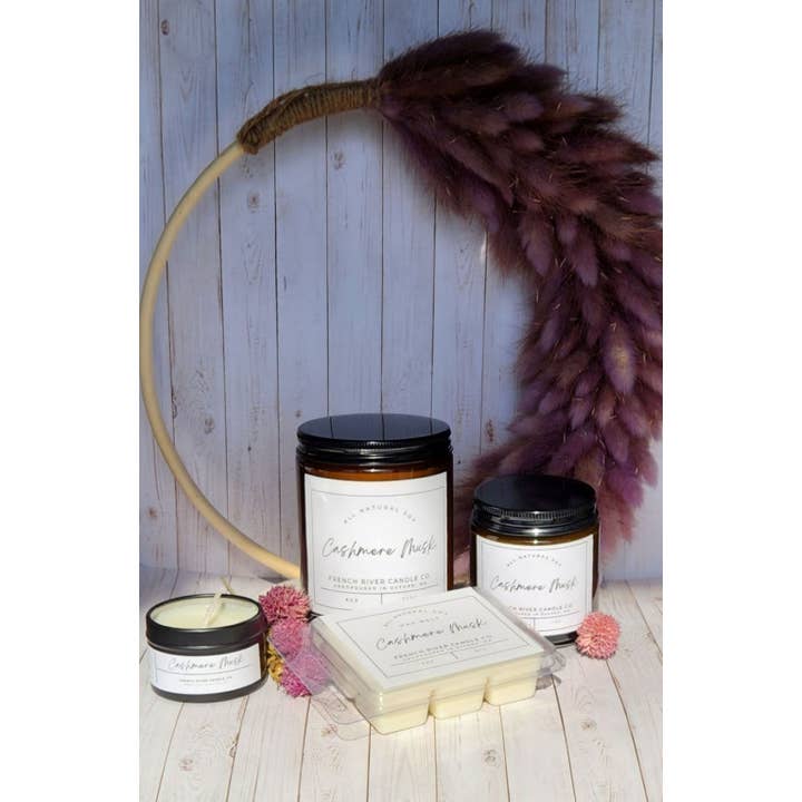 French River Candle Co. - Wholesale Jar/Filled Candle - Cashmere Musk Scented Soy Candle1