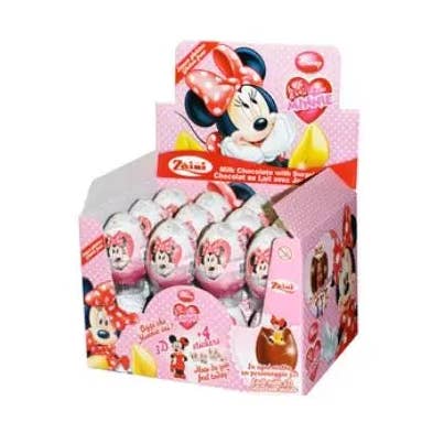 Huevos de chocolate de Minnie Mouse de Disney, 20 g, 24 unidades para venta al por mayor de Echo Sales America