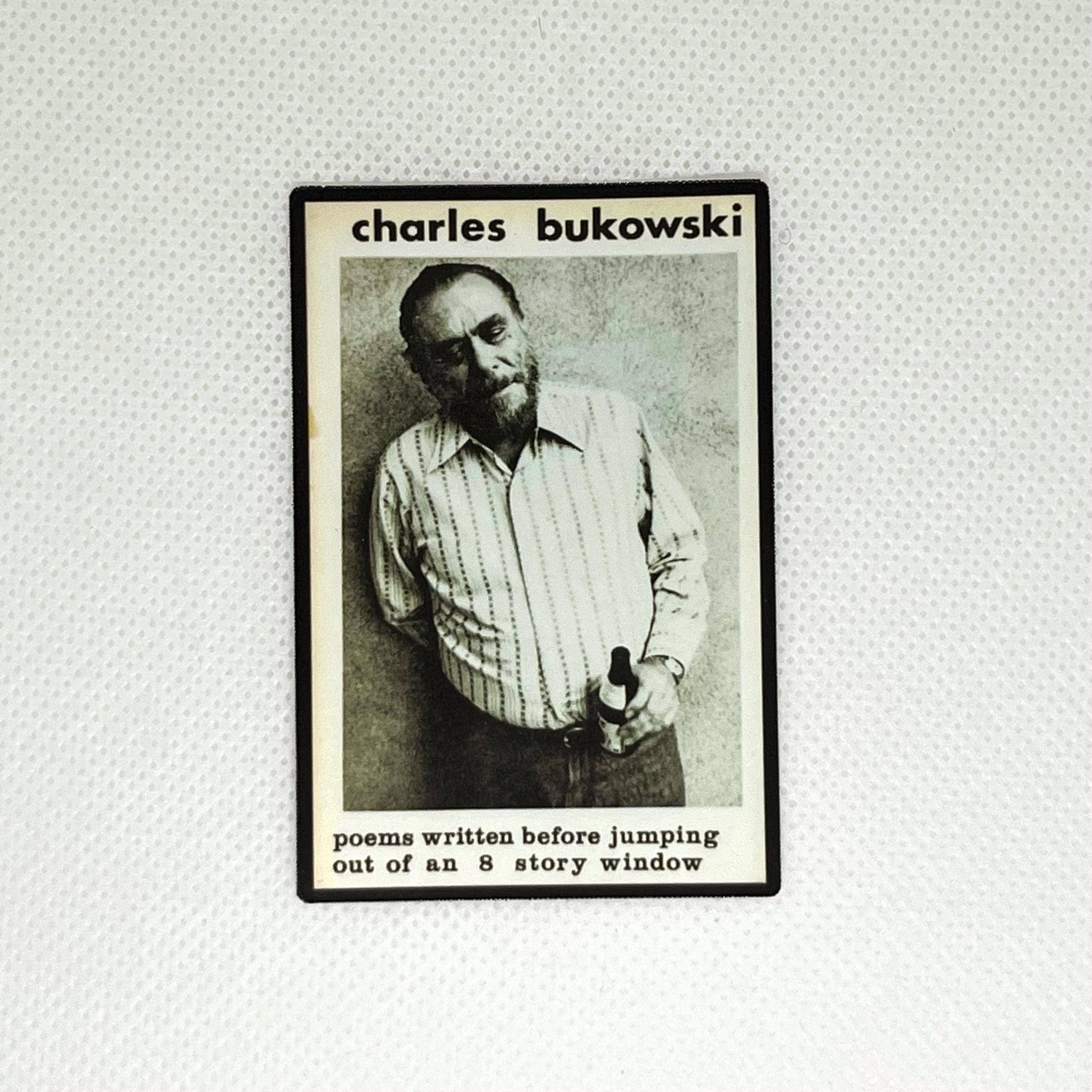 Literary by Ava – wholesale Sticker – Charles Bukowski Poems Kiss-Cut Sticker Waterproof0