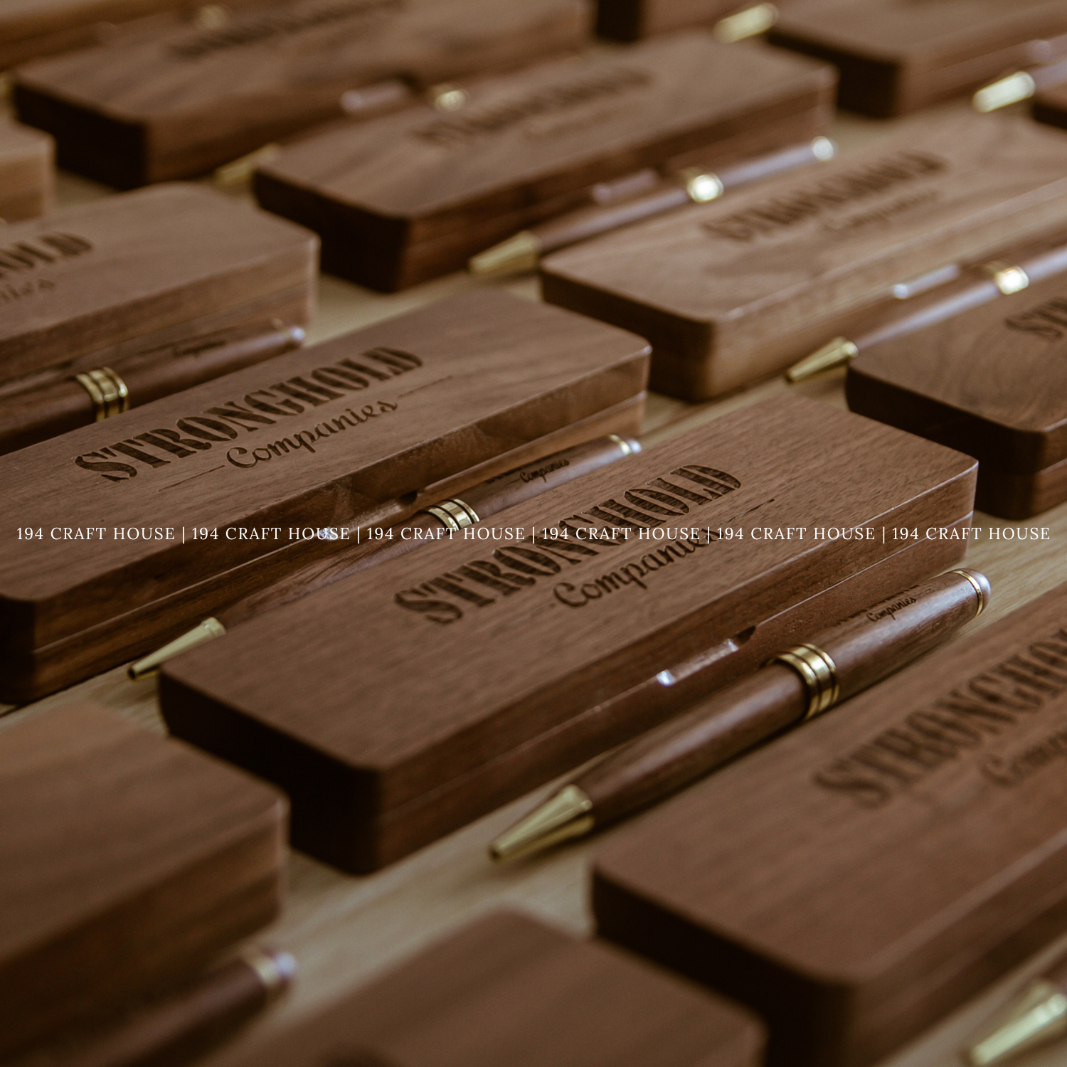 194 Craft House – Engroshandel Pen – Valnødde Træpenne Sæt - Hjemmedekoration & Gaver9