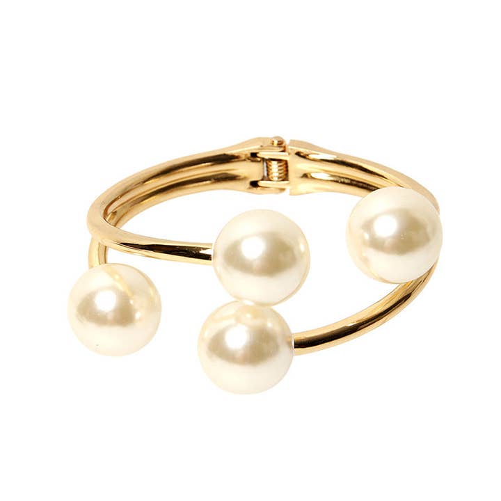 AXESSI - Wholesale Bangle bracelet - Pearl Hinge Bracelet1