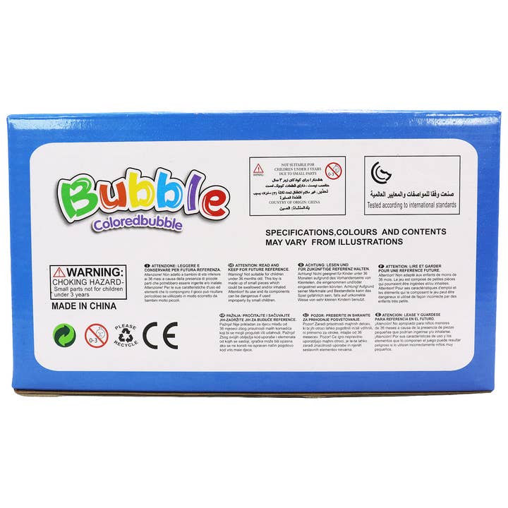 Assorted Unicorn 5 Emission Hole Bubble Wand - 24 Pcs for wholesale on Faire3