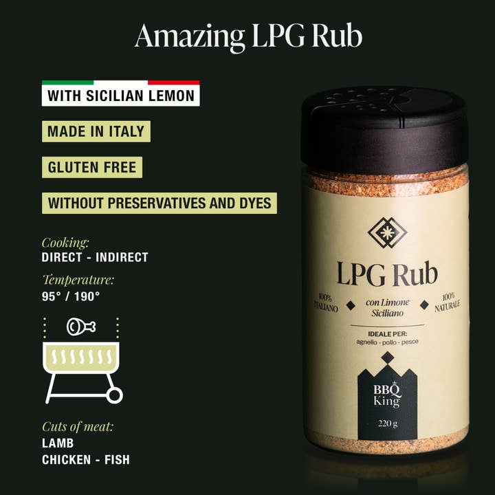 BBQ King - Wholesale Rub - LPG Rub 210 g (7.41OZ)5