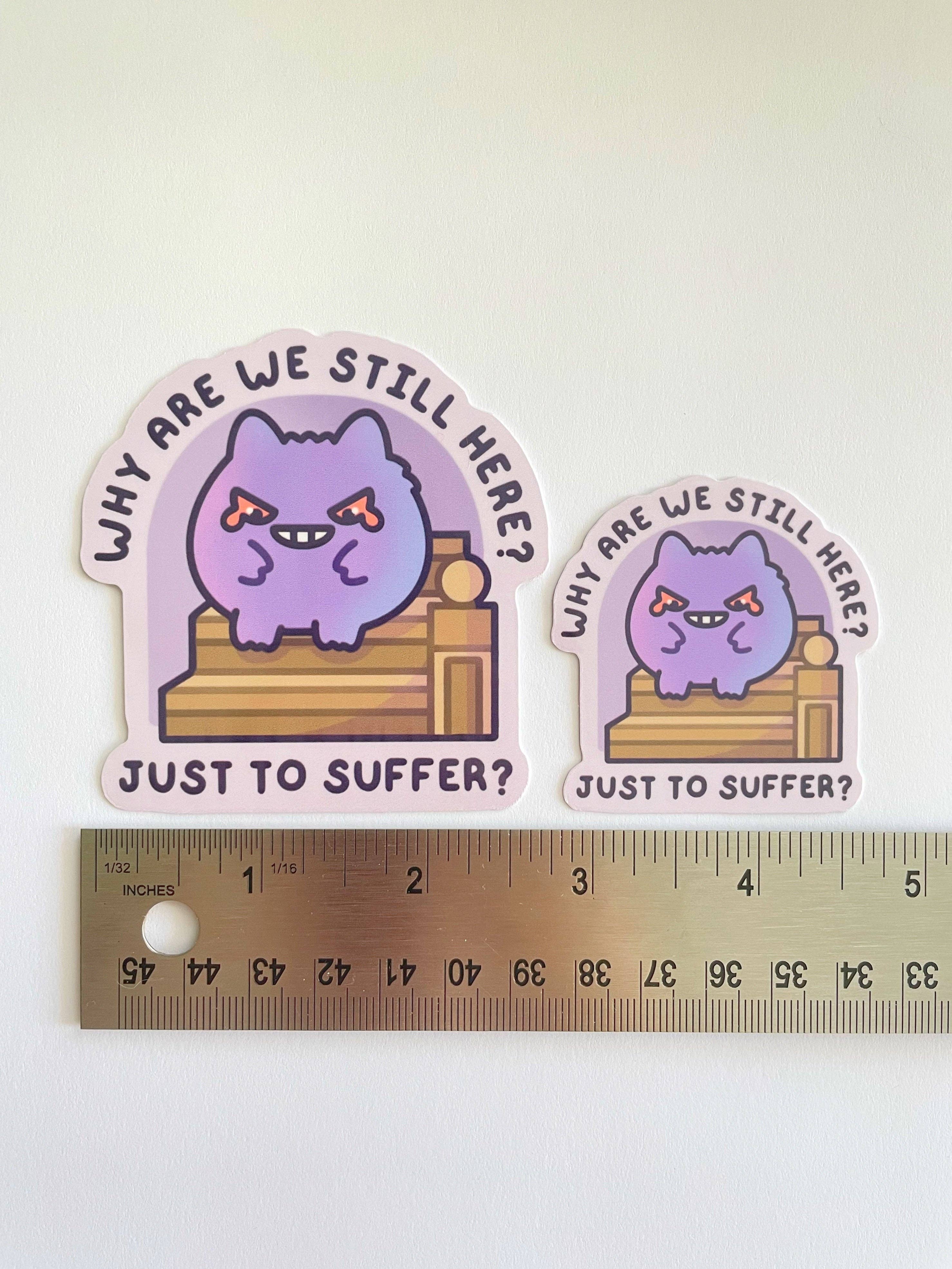 Gelly Roise - Wholesale Sticker - Smol Gengar Waterproof Stickers0