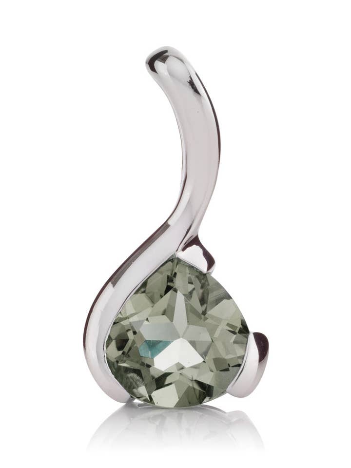 Ciondolo Sensual in argento con ametista verde per la vendita all'ingrosso da parte di Manja
