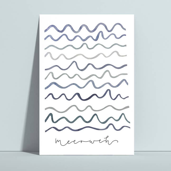 postcard “Meerweh”, sea, North Sea, postcard sea and other Purchase Wholesale deco craft malerweiß. Free Returns & Net 60 Terms on Faire trending on Faire.